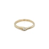 Nhẫn đính hôn bằng vàng với đá zircon