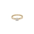 Nhẫn đính hôn bằng vàng với đá zircon