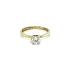 Nhẫn đính hôn bằng vàng với đá zircon