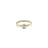 Nhẫn đính hôn bằng vàng với đá zircon