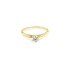 Nhẫn đính hôn bằng vàng với đá zircon
