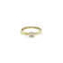 Nhẫn đính hôn bằng vàng với đá zircon