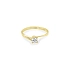 Nhẫn đính hôn bằng vàng với đá zircon