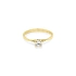 Nhẫn đính hôn bằng vàng với đá zircon