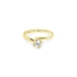 Nhẫn đính hôn bằng vàng với đá zircon