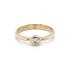 Nhẫn đính hôn bằng vàng với đá zircon
