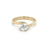 Nhẫn đính hôn bằng vàng với đá zircon