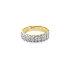 Nhẫn vàng đính đá zircon làm từ vàng kết hợp