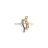 Nhẫn vàng đính đá zircon làm từ vàng kết hợp