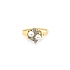 Nhẫn vàng đính đá zircon và ngọc trai