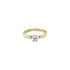 Nhẫn đính hôn bằng vàng có đá cubic zirconia