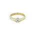 Nhẫn đính hôn bằng vàng với đá zircon