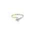 Nhẫn đính hôn với đá cubic zirconia trên vàng