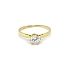 Nhẫn đính hôn bằng vàng với đá zircon