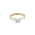 Nhẫn đính hôn bằng vàng với đá zircon