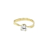 Nhẫn đính hôn bằng vàng với đá zircon