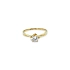 Nhẫn đính hôn bằng vàng có đá cubic zirconia