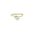 Nhẫn đính hôn bằng vàng có đá cubic zirconia