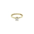 Nhẫn đính hôn bằng vàng với đá zircon