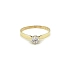 Nhẫn đính hôn bằng vàng với đá zircon