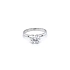 Nhẫn đính hôn bằng vàng trắng và zircon