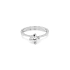 Nhẫn đính hôn bằng vàng với đá zircon
