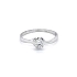 Nhẫn đính hôn bằng vàng trắng và zircon