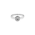 Nhẫn đính hôn bằng vàng với đá zircon