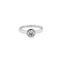 Nhẫn đính hôn bằng vàng với đá zircon