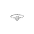 Nhẫn đính hôn bằng vàng với đá zircon