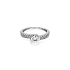 Nhẫn đính hôn bằng vàng với đá zircon