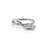 Nhẫn vàng trắng đính đá zircon trắng