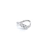 Nhẫn vàng trắng đính đá zircon trắng