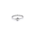 Nhẫn đính đá zircon từ vàng trắng