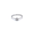 Nhẫn vàng trắng đính đá zircon trắng