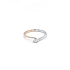 Nhẫn đính hôn với đá zircon làm từ vàng kết hợp