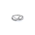 Nhẫn vàng trắng đính đá zircon trắng