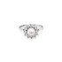 Nhẫn vàng đính ngọc trai và đá zircon