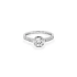 Nhẫn đính hôn bằng vàng với đá zircon
