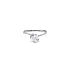 Nhẫn đính hôn bằng vàng trắng và zircon