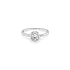 Nhẫn đính hôn bằng vàng với đá zircon