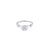 Nhẫn đính hôn bằng vàng trắng và zircon