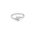 Nhẫn đính hôn bằng vàng với đá zircon