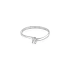 Nhẫn đính hôn bằng vàng với đá zircon