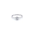 Nhẫn đính hôn bằng vàng trắng và zircon