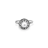Nhẫn vàng đính ngọc trai và đá zircon