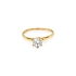 Nhẫn đính hôn bằng vàng với đá zircon