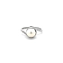 Nhẫn đính ngọc trai và đá zircon