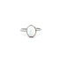 Nhẫn đính ngọc opal từ vàng trắng