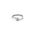 Nhẫn đính hôn bằng vàng trắng và zircon